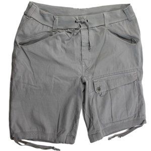 RLX RALPH LAUREN Men's Gray Drawstring Cargo Shorts XL